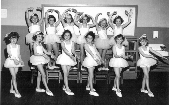 Mrs. Armour's Third Grade Class - Snowflakes - March 1956